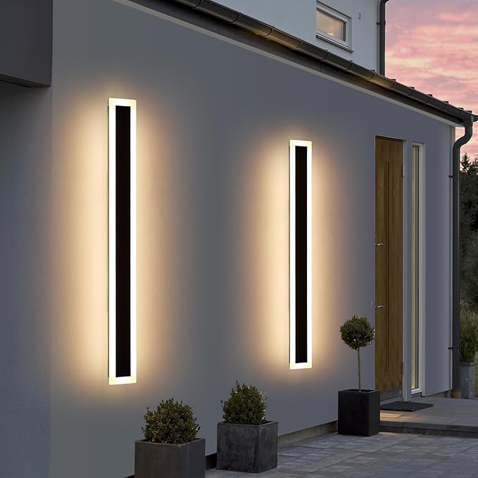 Upgrade Widened 2 Pack 57inch Long Modern Outdoor Wall Light, Dimmable - Image 8