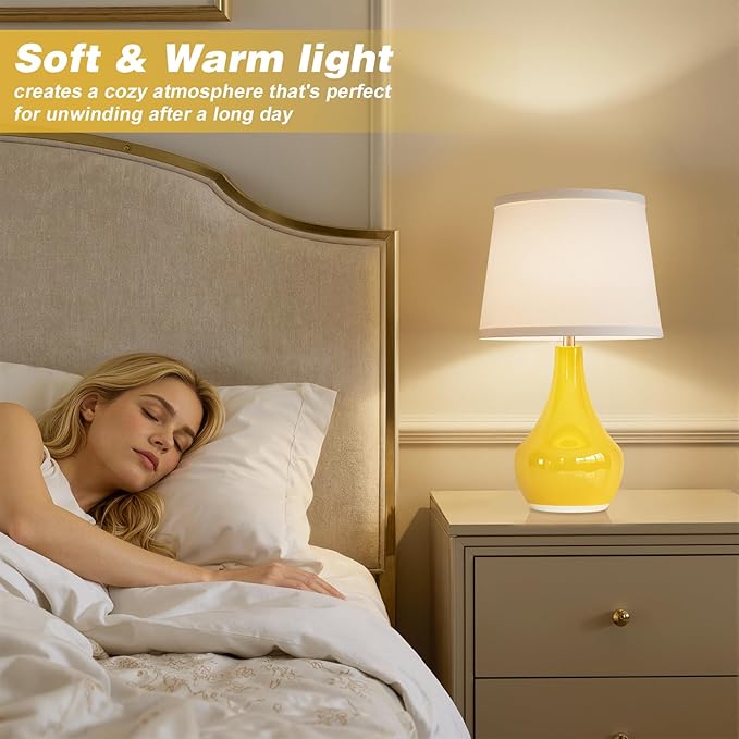 Seealle Modern Ceramic Table Lamps - Image 3