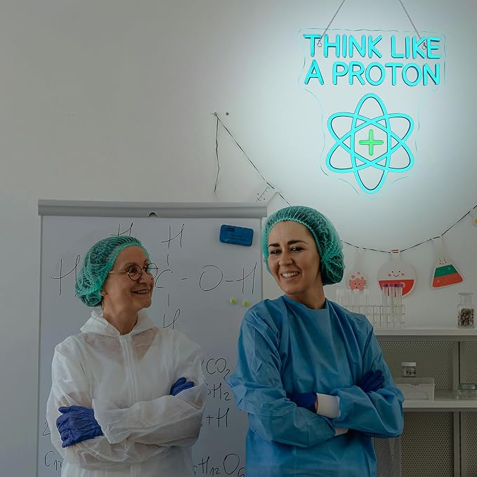 Think Like a Proton Neon Sign Dimmable Good Vibes Neon Light - Image 3