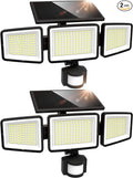 UME Solar Outdoor Lights 302 LED 3000LM, IP65 Waterproof Motion Sensor Outdoor by UME