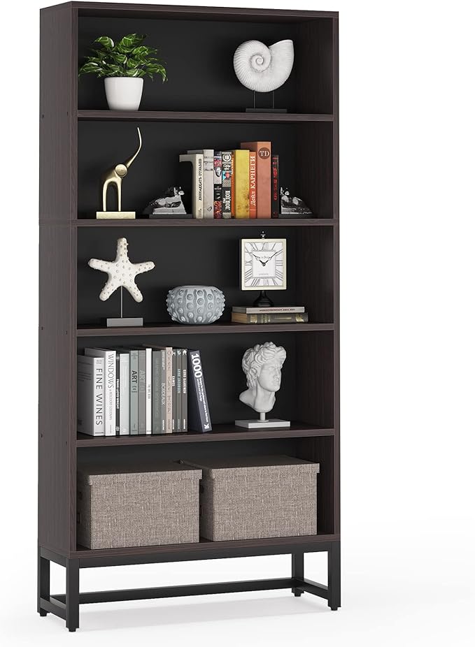Tribesigns Tall Bookcase and Bookshelf, 70.8” Large Bookcases Organizer - Image 7