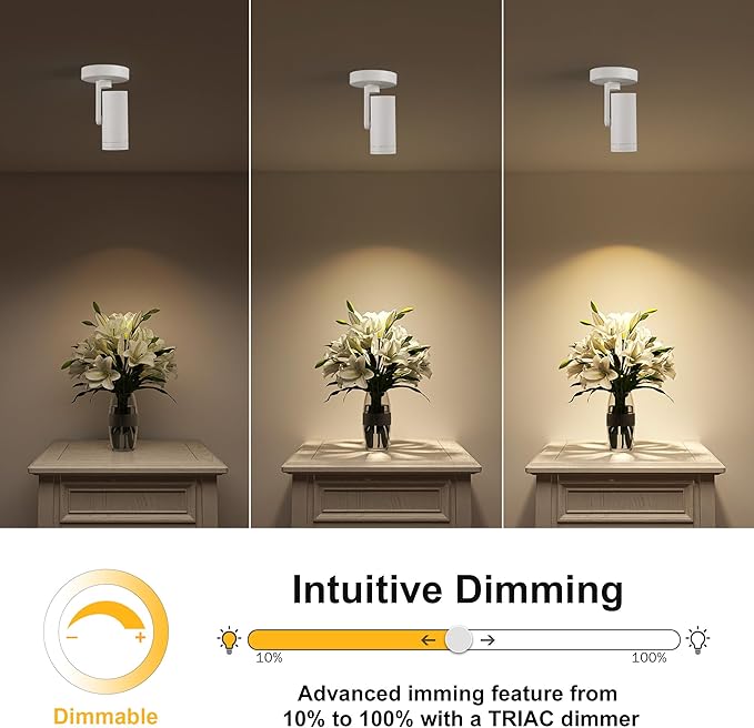 12W LED Dimmable Zoomable Ceiling Spotlight Indoor – Adjustable Surface Mount - Image 5
