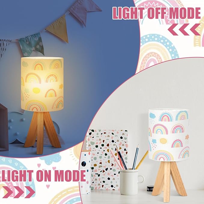 VIHOSE Rainbow Kids Tripod Table Lamp - Image 3