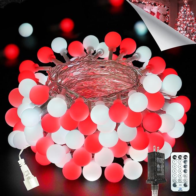 2025 New Connectable 43FT Smart Voice Controlled Christmas String Lights Indoor by LORRYTE