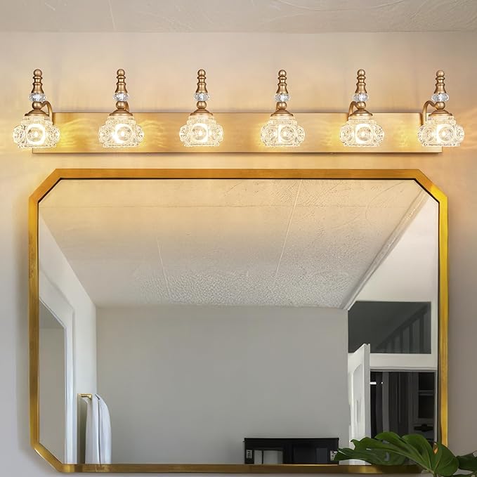 Modern Glass Crystal Vanity Light - Image 7