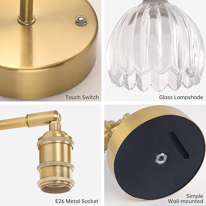 Battery Operated Vintage Wall Sconces - Image 8