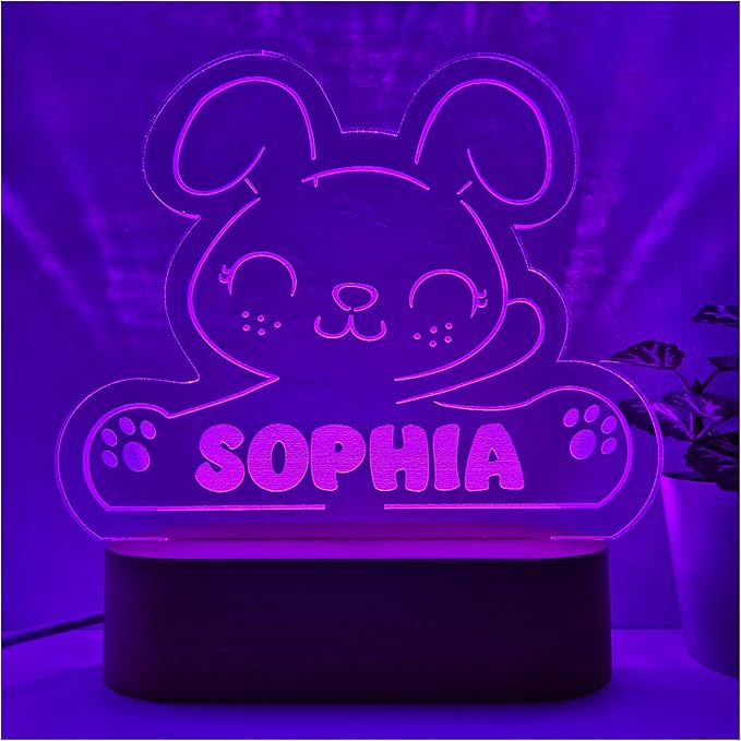 Personalized Night Light | Custom Nightlight by Handmade