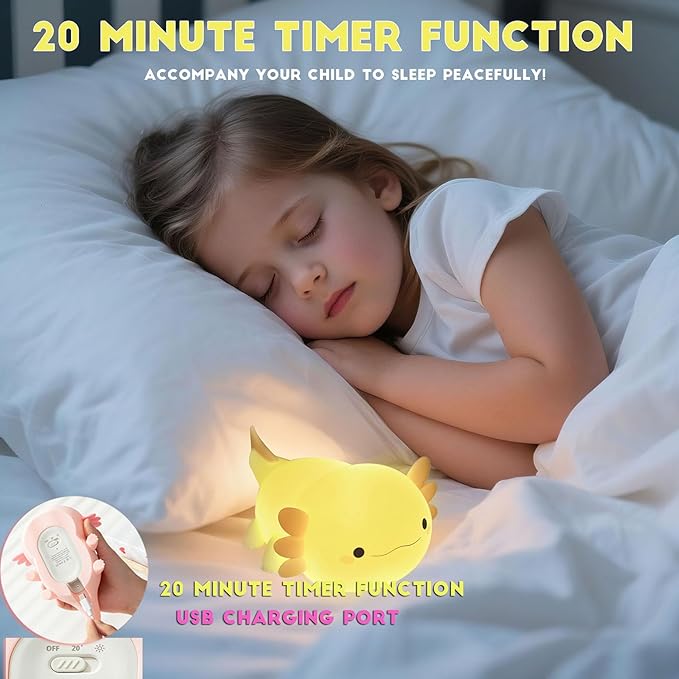 DREAMING MY DREAM Axolotl Night Light - Image 2