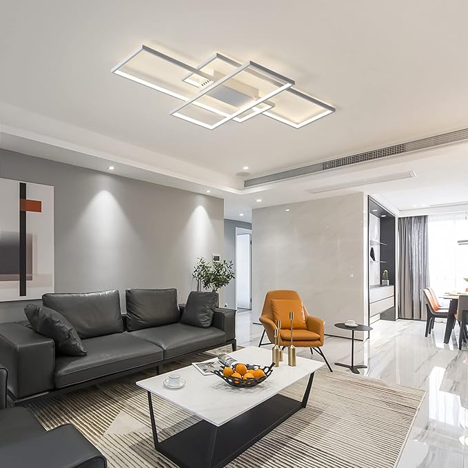 GEADI Dimmable Ceiling Light, 41.3in Flush Mount Ceiling Lamp Remote Control - Image 2
