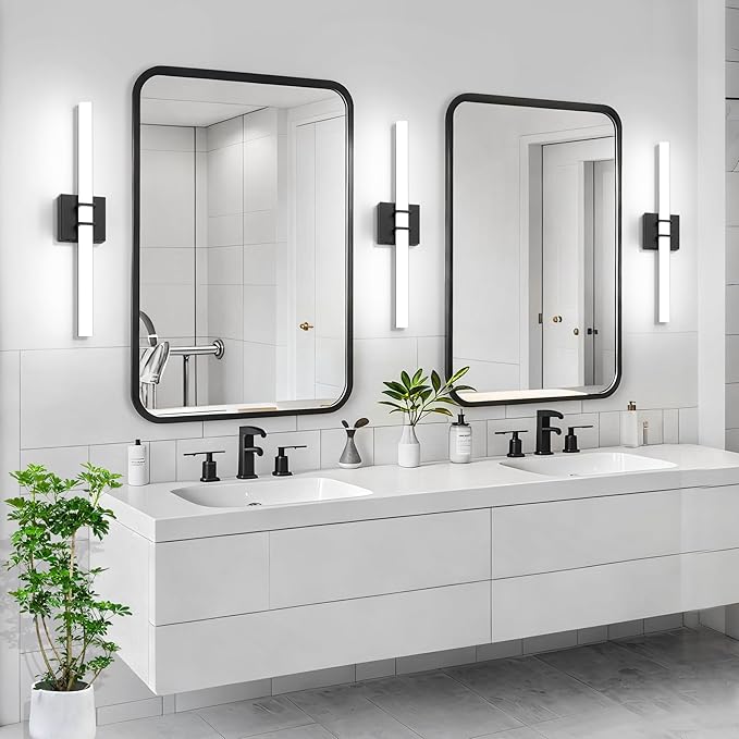 Modern Black Vanity Light Bar 24 Inch, 16W 5CCT Dimmable Bathroom Light - Image 9