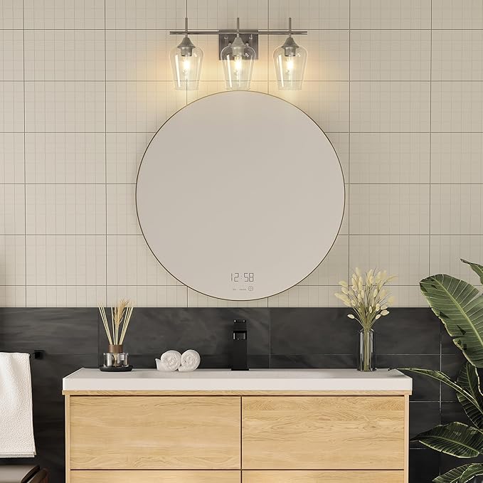 VONLUCE Bathroom Vanity Light, 3 Light Bathroom Light Fixture Over Mirror - Image 6