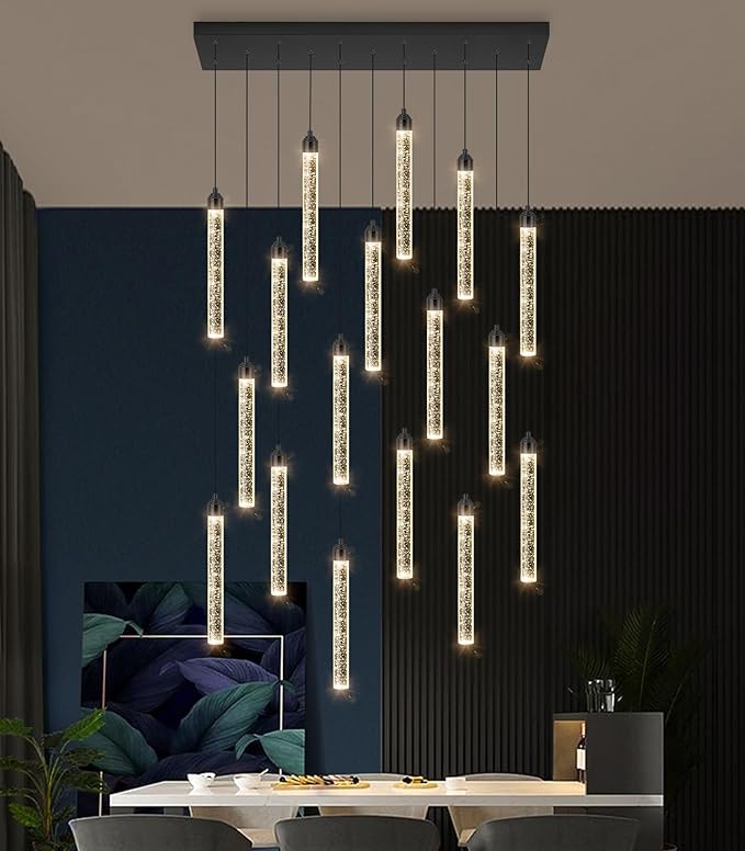 Rectangular Chandeliers 17-Lights Long Light - Image 4