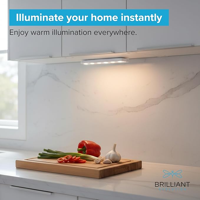 Brilliant Evolution 0.9" Ultra-Thin Wireless Under Cabinet Lights - Image 2