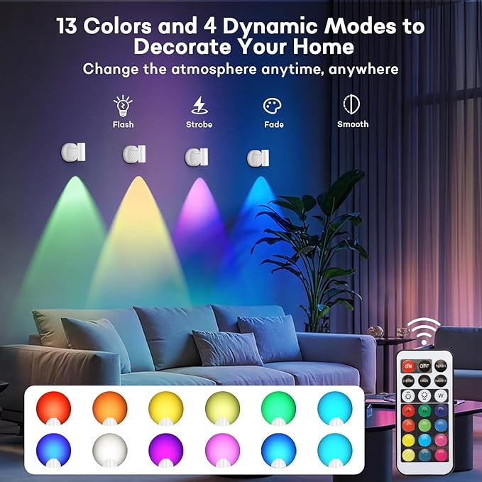 Lightess RGBW Uplights Indoor Spotlight - Image 2