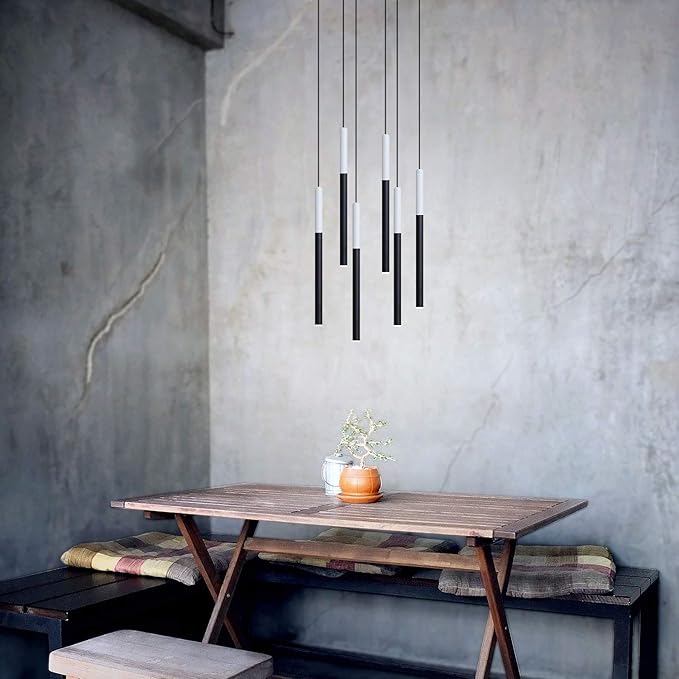 ALTAIR 6 Mini Pendant Lighting White-Black - Image 6