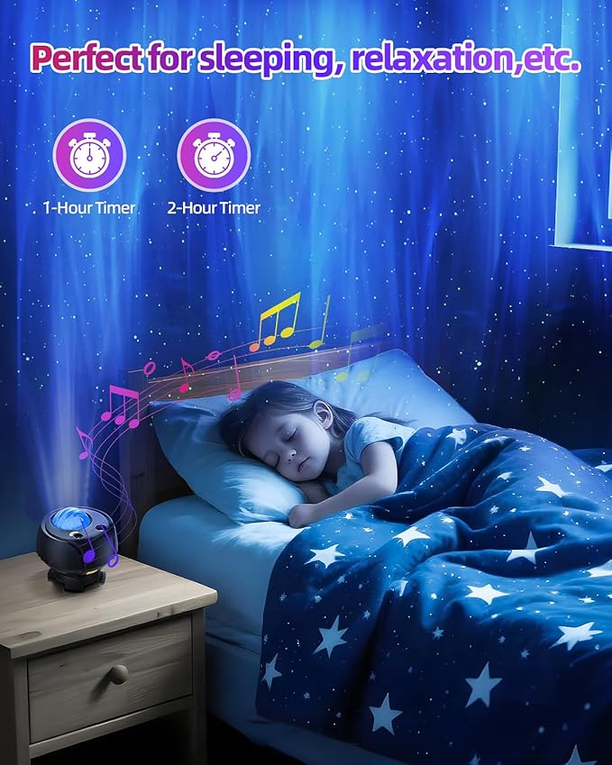 Largest Coverage Area Northern Lights, Galaxy Projector 15 Combinations - Image 4