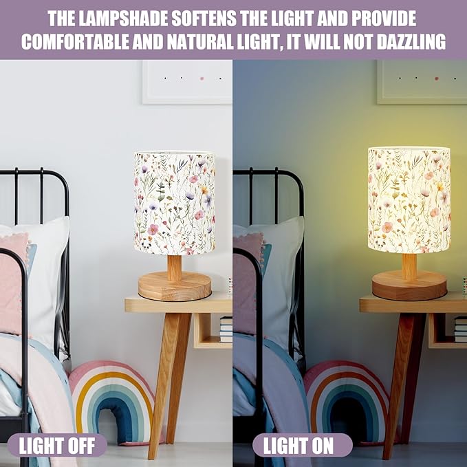 VIHOSE Wildflower Kids Table Lamp - Image 5