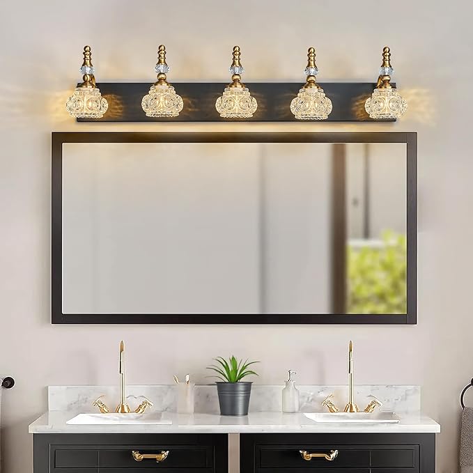 Modern Glass Crystal Vanity Light - Image 7