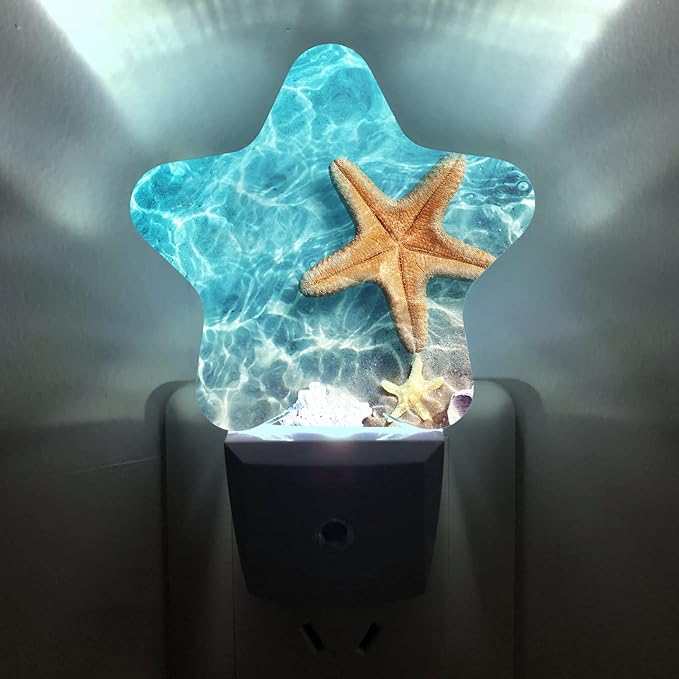 Night Light Plug-in into Wall Dusk to Dawn Smart Sensor White Led Nightlight by Caifujiqi