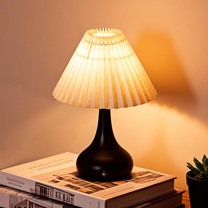 MJ PREMIER Cordless Lamp, Rechargeable Table Lamp by MJPREMIER