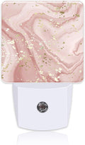 Plug in Night Lights Gold Splatter Texture Liquid Marble Nightlight Plug Into by Uiaoiais