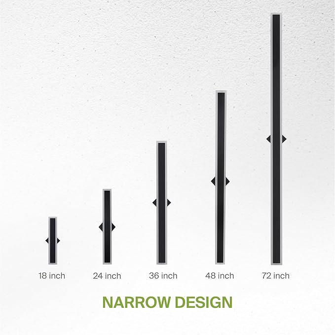 ASD LED 72" Long Wall Mount Light Fixture, Outdoor & Indoor Linear Sconce | 3CCT - Image 7