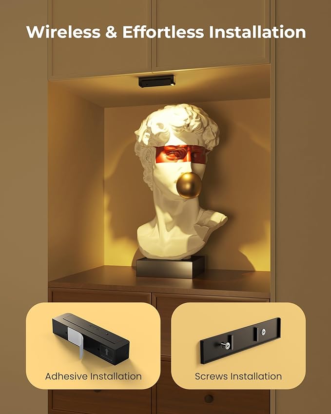 LED Spotlights Indoor, 5500mAh Rechargeable 300 Lumen Picture Lights, Wireless - Image 8