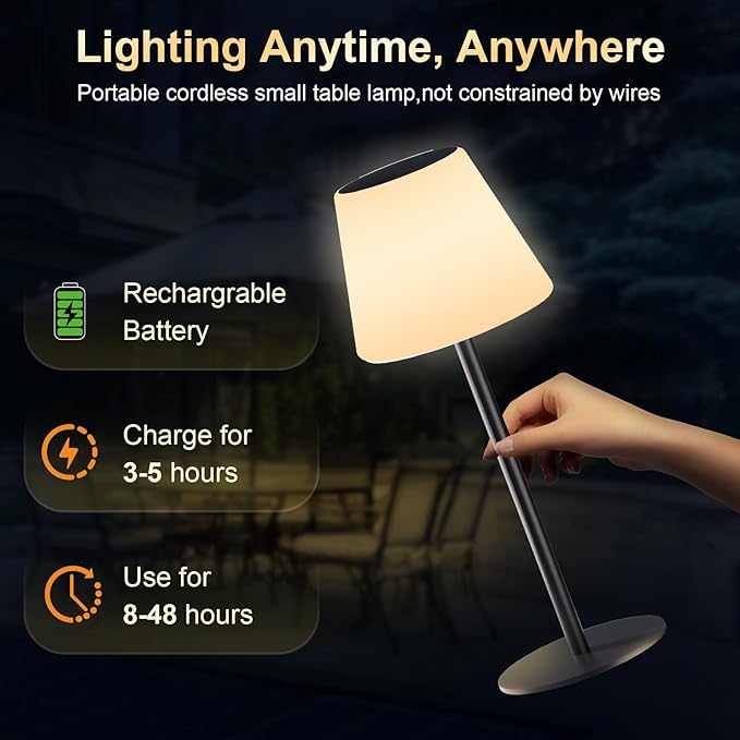 Solar Table Lamp Rechargeable Outdoor Solar Lamps - Image 4