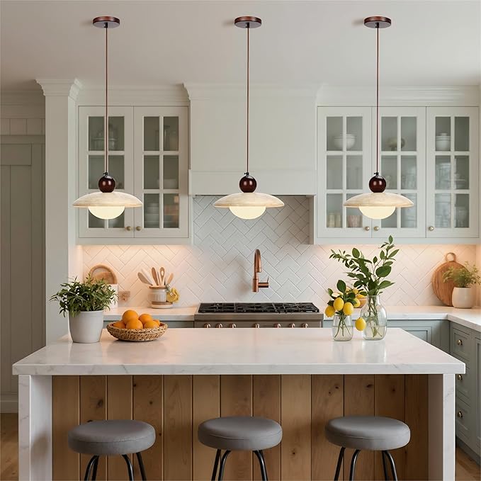 Wabi Sabi Pendant Light, Adjustable Nordic Hanging Lamp - Image 3