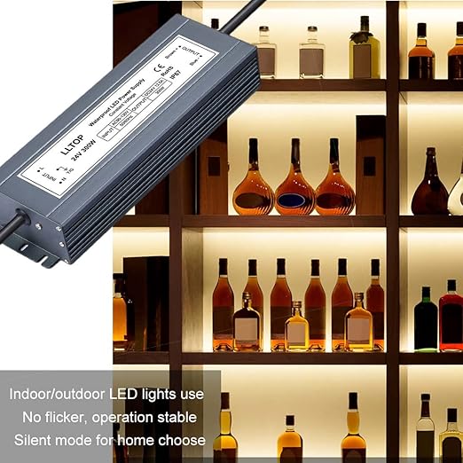 LED Power Supply 24V 12.5A 300W LED Driver AC90-130V to 24VDC Converter Low - Image 5