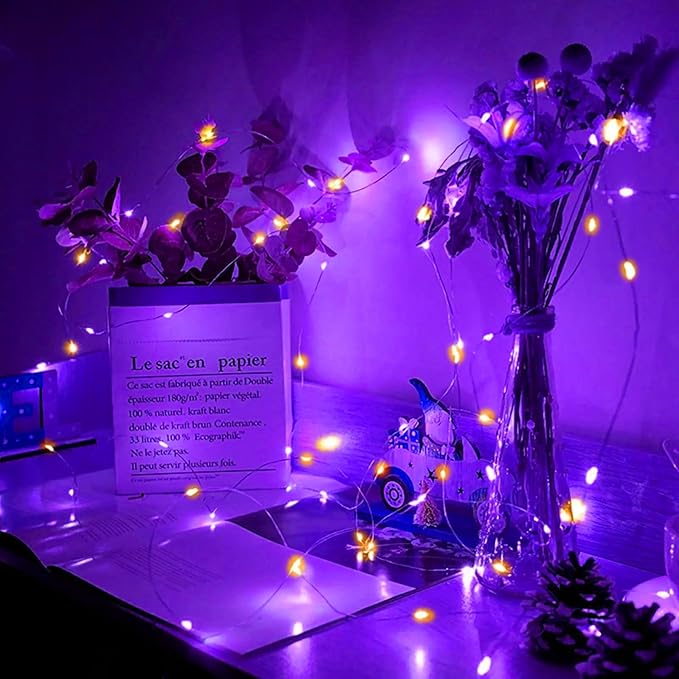 24 Pack Fairy Lights 7Ft 20 LED Twinkle String Lights Battery Operated - Image 6