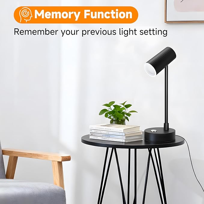 ShineTech Adjustable LED Eye-Caring Desk Lamp, Dimmable Stepless Brightness - Image 7