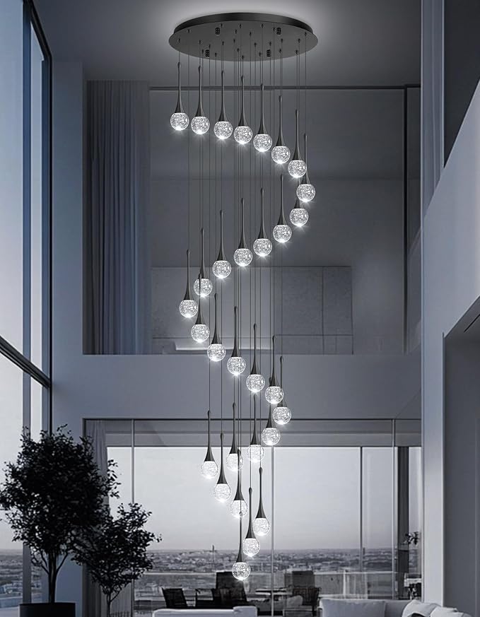 30 Light Modern Glam Crystal Chandelier - Image 8
