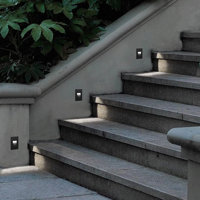 LEONLITE 3CCT 120V LED Step Lights, 3.5W 110LM 5%-100% Dimmable Indoor Outdoor - Image 9