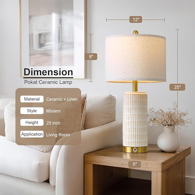 PoKat Touch Bedside Table Lamps - Image 7