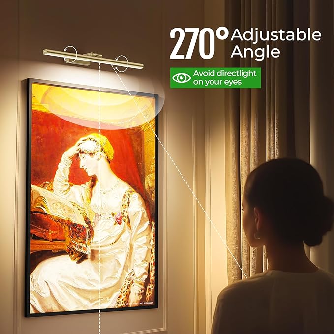 Wireless Picture Lights for Wall, Battery Operated Wall Light for Painting - Image 6