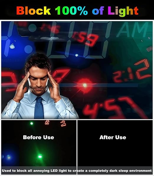 Blackout Tape 2inch x 66 Feet Light Blocking Sticker 100% Full Black Out - Image 5