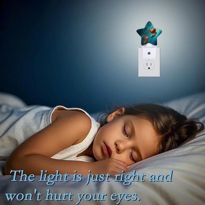 Beautiful Mermaid Night Light, Plug Into Wall Decor Nightlights - Image 6