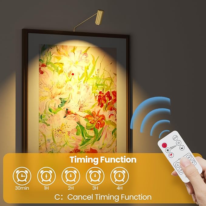 Zoomable Picture Light Spotlight, Plug in LED Picture Lights - Image 4