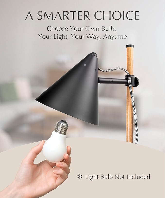 HarvestLand Noah Black Desk Lamp – Adjustable Architect Desk Lamp, Industrial - Image 2