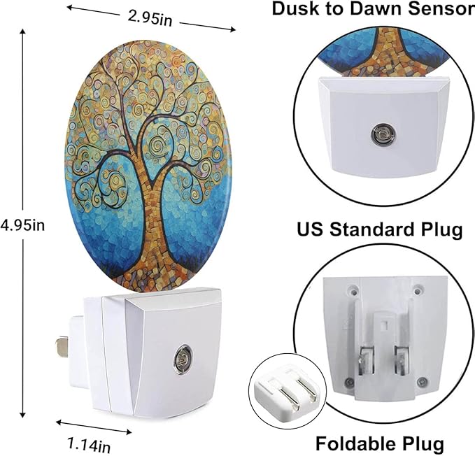 EKOBLA Art Tree Night Light, Tree - Image 3