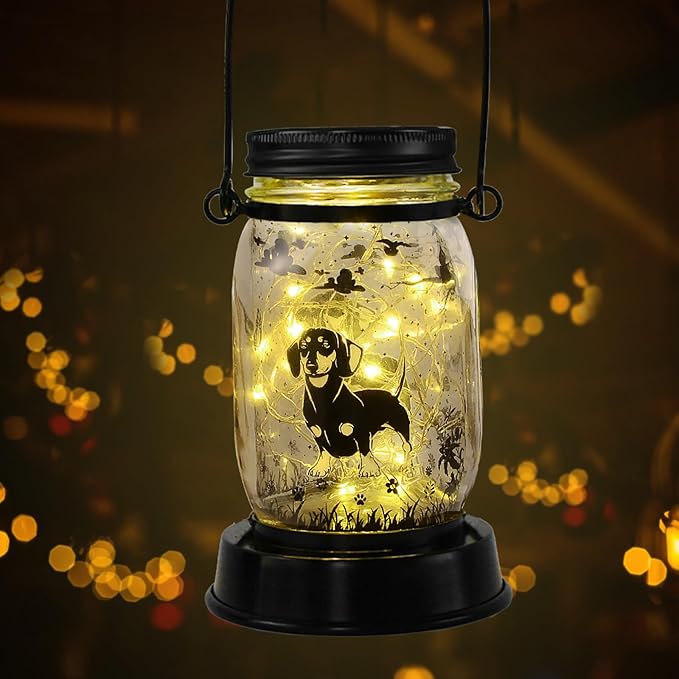 Styleonme Decor Mobile Outdoor, Solar Waterproof Dachshund Lights, Gifts - Image 8