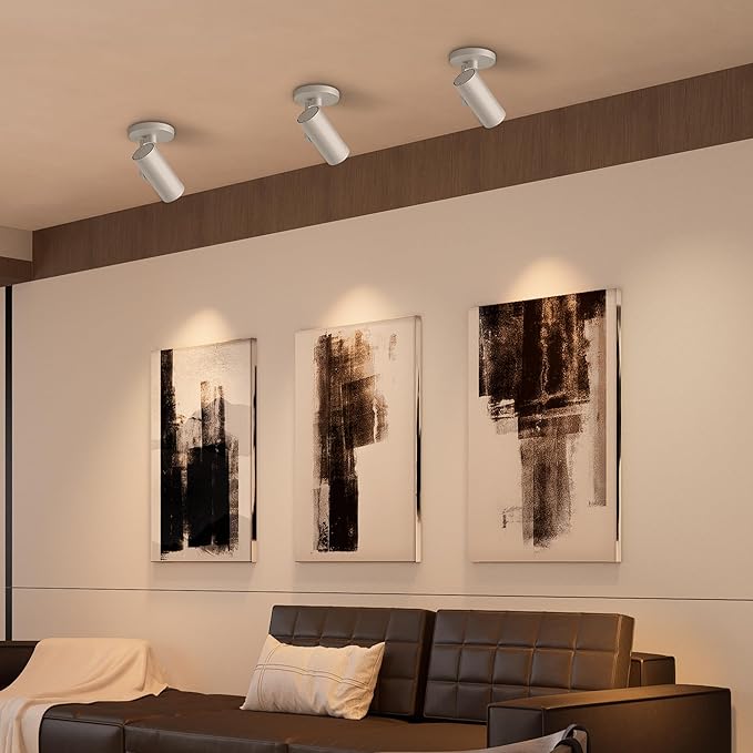 Aisilan 4 Pack LED Zoomable Ceiling Spotlight 12W Dimmable Adjustable Beam - Image 5