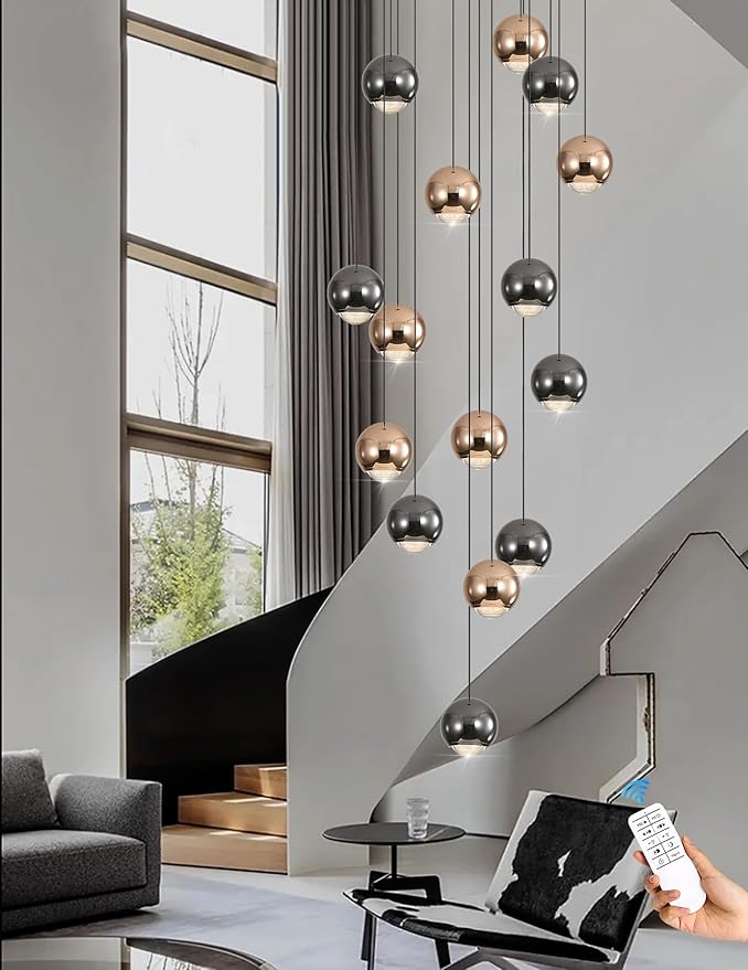 Chandeliers for Dining Room Flush Mount Dimmable Round Ceiling Light for Living - Image 3
