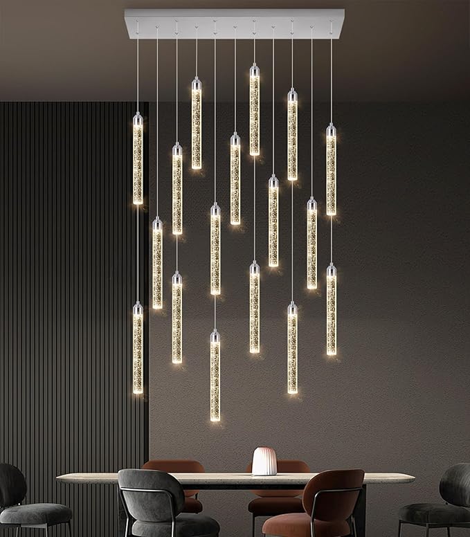 Rectangular Chandeliers 17-Lights Long Light - Image 9