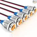 GASHER 5 PCS Energy Saving Indicator Light, LED Light 12V/24V/110V 20mA Panel by GASHER