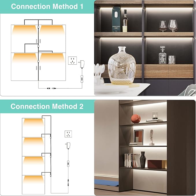 WOBANE LED Shelf Light, LED Closet Light Kit, Designed - Image 4
