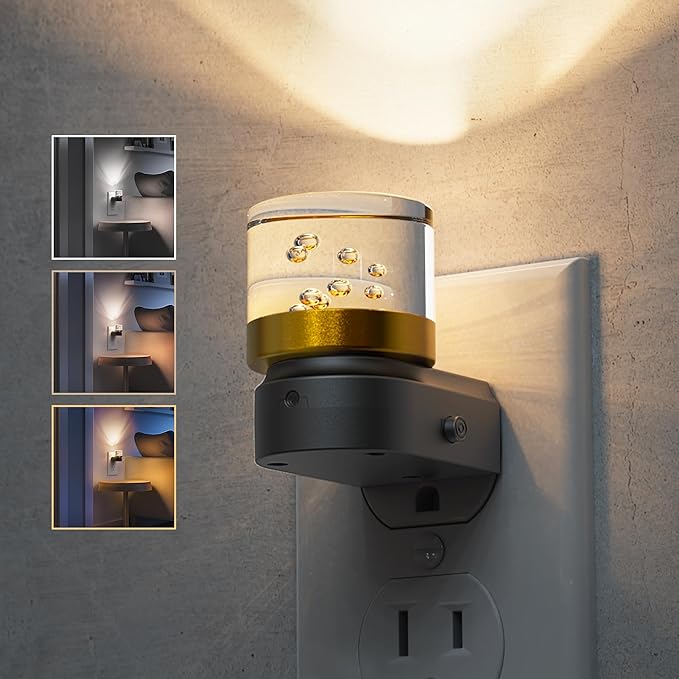 L LOHAS LED Night Lights Plug into Wall, 3000K/4000k/5000K Adjustable Color by LLOHASLED
