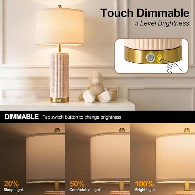 PoKat 25'' Table Lamps Set of 2 - Image 3