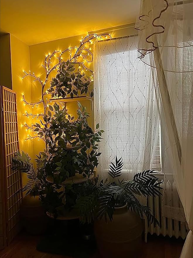 Lighted Willow Vine with Remote Control On/Off Timmer Dim, 7.5Ft Christmas - Image 5